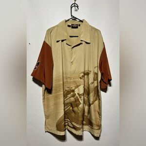 HARLEY DAVIDSON Motor Cycles Button Down Shirt Sleeve Shirt Size XXX-Large